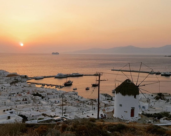 Mykonos Windmühlen – Weltbekannte Insel Mykonos, Griechenland