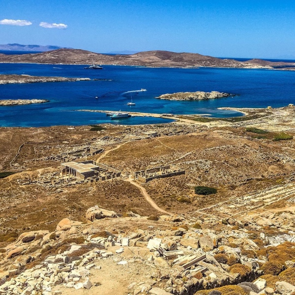 Insel Delos - Weltbekannte Insel Mykonos, Griechenland