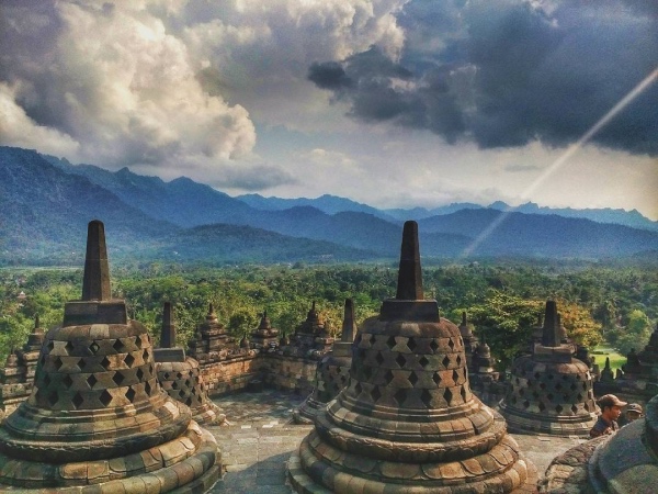 Borobudur / Indonesien